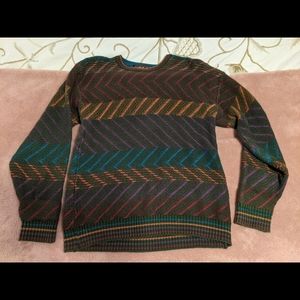 Vintage stripe patterned sweater.